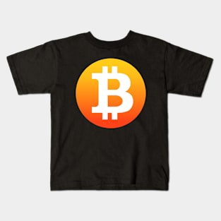 Bitcoin Sunset Kids T-Shirt